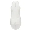 Rick Owens Basic Rib Top Mini Rib Jersey In White