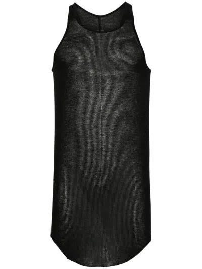 RICK OWENS BASIC RIBBED TANK TOP