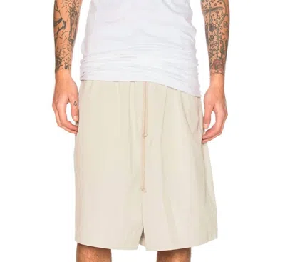 Rick Owens Basic Short Sleeve Tee In Milk In White