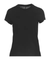 Rick Owens Basic Short Sleeve T-shirt In Black