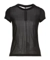 Rick Owens Basic Short-sleeved T-shirt In Black