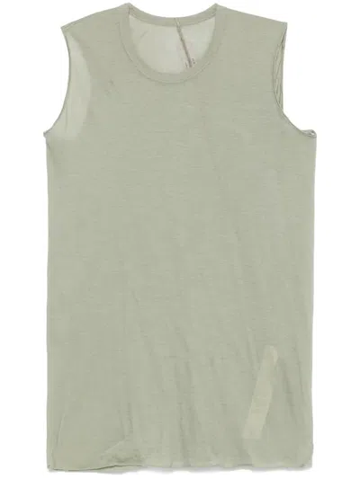 Rick Owens Basic Sl T Top In Green
