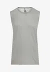 Rick Owens Celandon Green Basic Sleeveless T T-shirt In Green