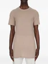 Rick Owens Basic T-shirt In Neutral