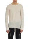 Rick Owens Basic T-shirt Ls T Natural