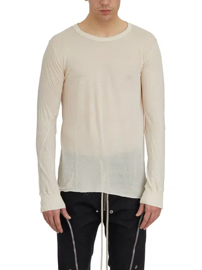 Rick Owens Basic T-shirt Ls T Natural