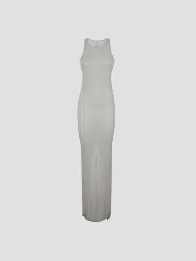 Rick Owens Basic Tank Gown In White