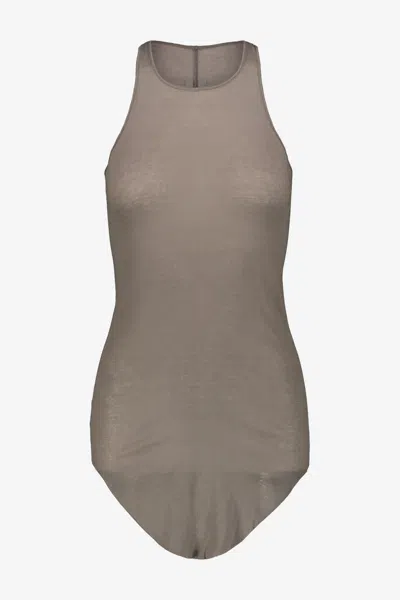 Rick Owens Basic Tank In Gray