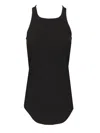 Rick Owens Basic Tank Top Jackets Black