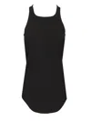Rick Owens Basic Tank Top Jackets Black In Black