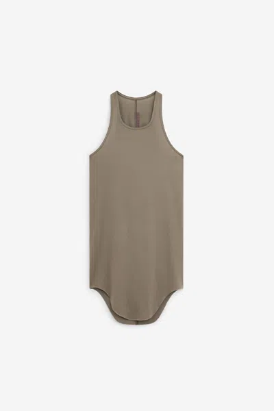 Rick Owens Basic Tank Topwear In Brown