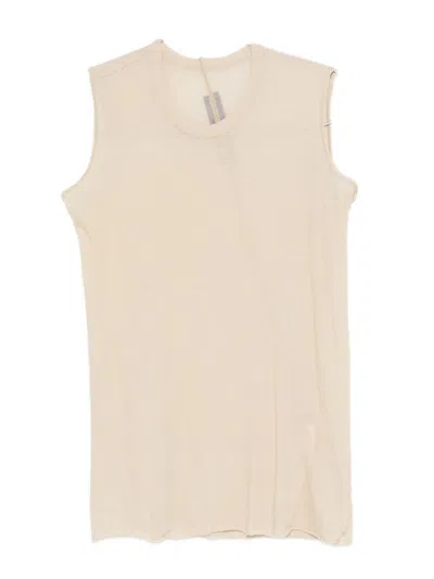 Rick Owens Basiic Sl T Tank Top In Neutral