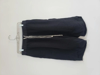 Pre-owned Rick Owens Basket Swinger Shorts In Wool/viscose In Black