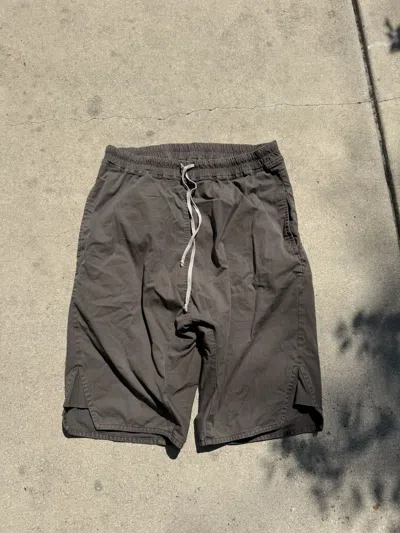 Pre-owned Rick Owens Basketswinger Pants Basket Swing Darkdust Shorts In Brown
