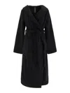 Rick Owens Bathrobe  In Black
