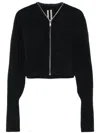 Rick Owens Batwing Cardigan In Black