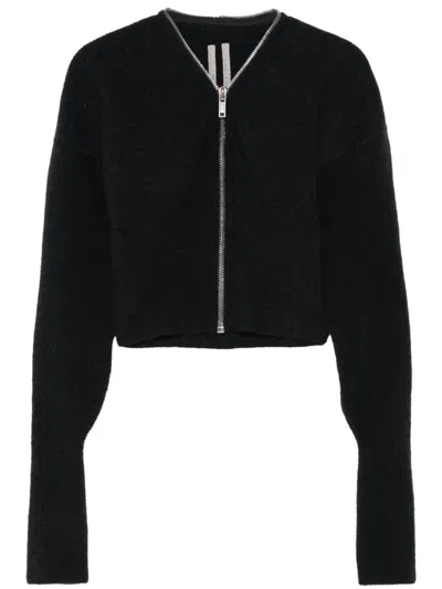 Rick Owens Batwing Cardigan In Black