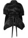 Rick Owens Batwing Duvet Jacket In Black