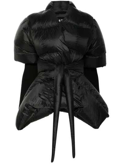 Rick Owens Batwing Duvet Jacket In Black