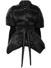Rick Owens Batwing Duvet Jacket In Black