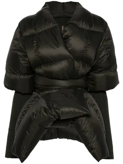 Rick Owens Batwing Duvet Jacket In Green