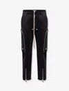 Rick Owens Bauhaus-inspired Cargo Pants With Elastic Waistband