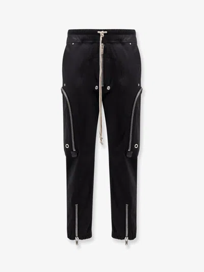 RICK OWENS BAUHAUS CARGO CERTIFIED COTTON TROUSERS