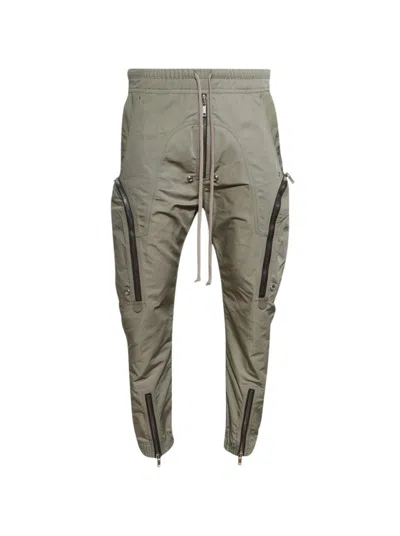 Rick Owens Bauhaus Cargo Pants Celadon In Grey