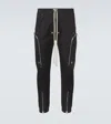 Rick Owens Bauhaus-inspired Cargo Pants With Elastic Waistband