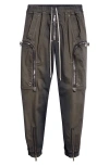 Rick Owens Bauhaus Denim Cargo Joggers In Brown
