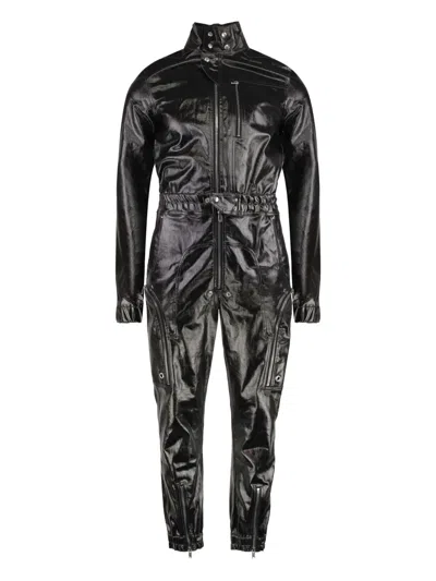 RICK OWENS BAUHAUS DENIM JUMPSUIT