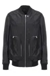 Rick Owens Bauhaus Flight Casual Jackets And Parka Black In Black
