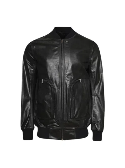 RICK OWENS RICK OWENS BAUHAUS FLIGHT BOMBER JACKET BLACK