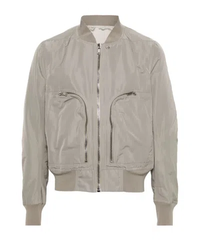Rick Owens Bauhaus Flight Bomber Jacket In Nude | ModeSens