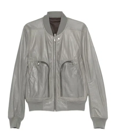 RICK OWENS BAUHAUS FLIGHT LEATHER JACKET
