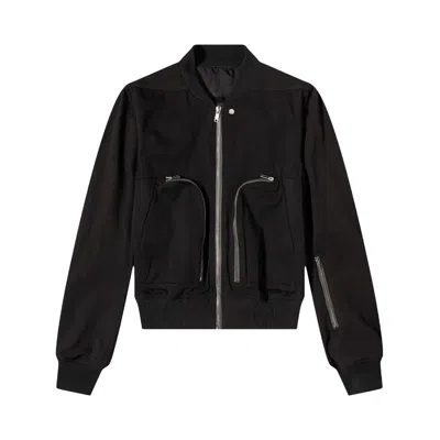 Pre-owned Rick Owens Bauhaus Flight Woven Bomber 'black' | Men's Size 50