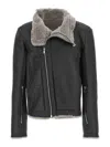 Rick Owens Bauhaus Leather Jacket In Black