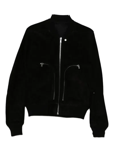 RICK OWENS BAUHAUS LEATHER BOMBER JACKET