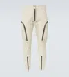 Rick Owens Bauhaus Poplin Cargo Pants In White