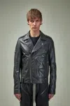 Rick Owens Bauhaus Stooges Leather Jacket In Black