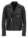 Rick Owens Black Concordians Bauhaus Flight Leather Bomber Jacket In Black