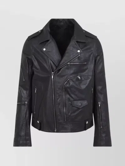 RICK OWENS BAUHAUS STOOGES JACKET ZIPPED POCKETS