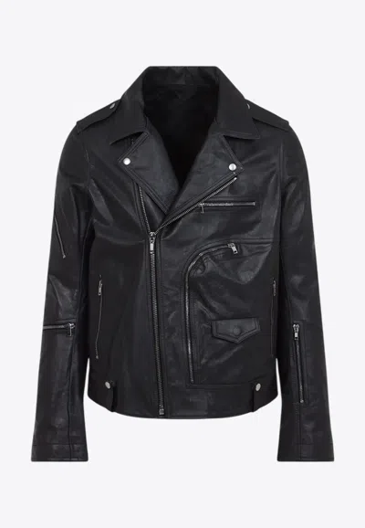 RICK OWENS BAUHAUS STOOGES LEATHER JACKET