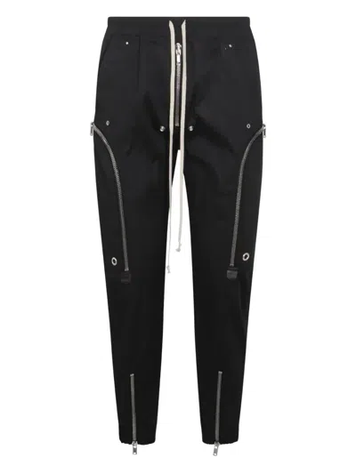 Rick Owens Bauhaus Trousers With Zip In Black