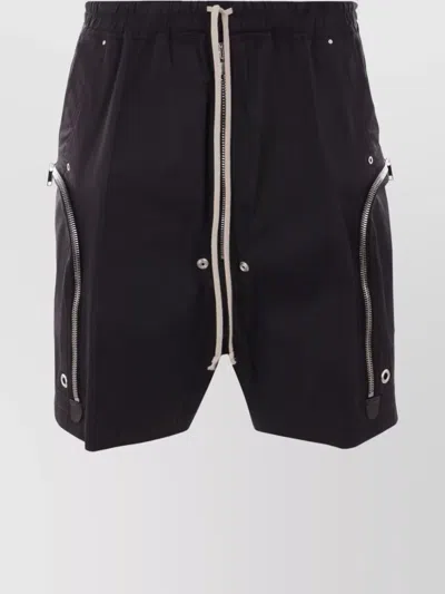 RICK OWENS BAUHAUS ZIP POCKETS SHORTS