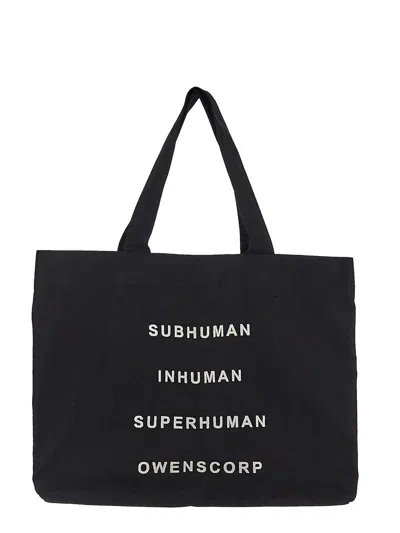 Rick Owens Beach Bag Unisex In Black