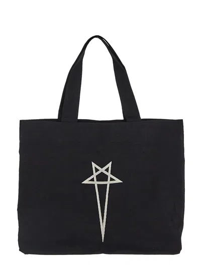 Rick Owens Beach Bag Unisex In Black