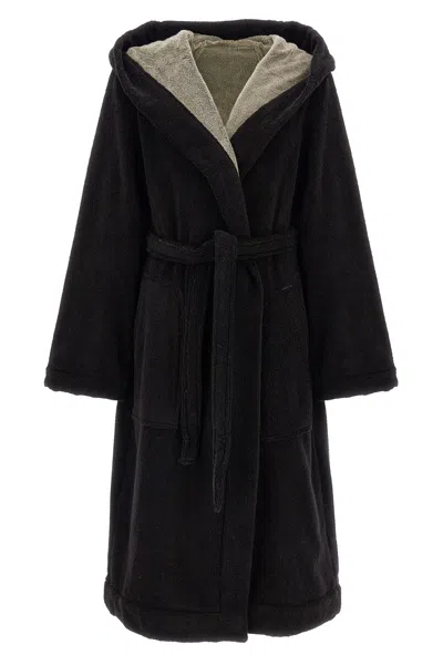 Rick Owens 'beach Robe' Bathrobe In Black