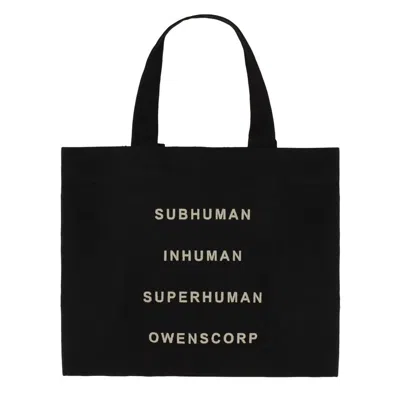 Rick Owens Beach Tote Bag In Black