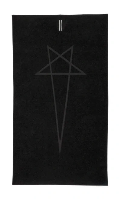 Rick Owens Beach Towel In Black